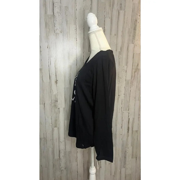 NWT Utah Jazz Women's Long Sleeve Graphic T-Shirt Black Size Large‎ NBA Official - Picture 4 of 5